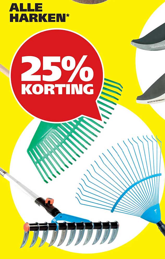 ALLE HARKEN* 25% KORTING