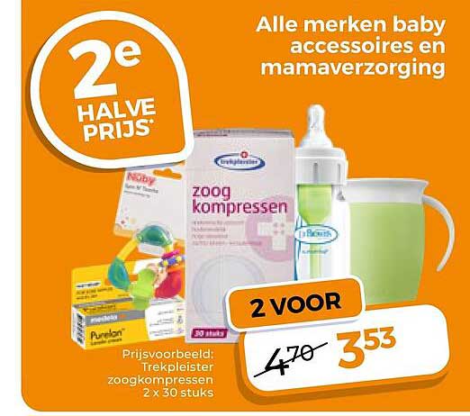 Alle merken baby accessoires en mamaverzorging 2e halve prijs