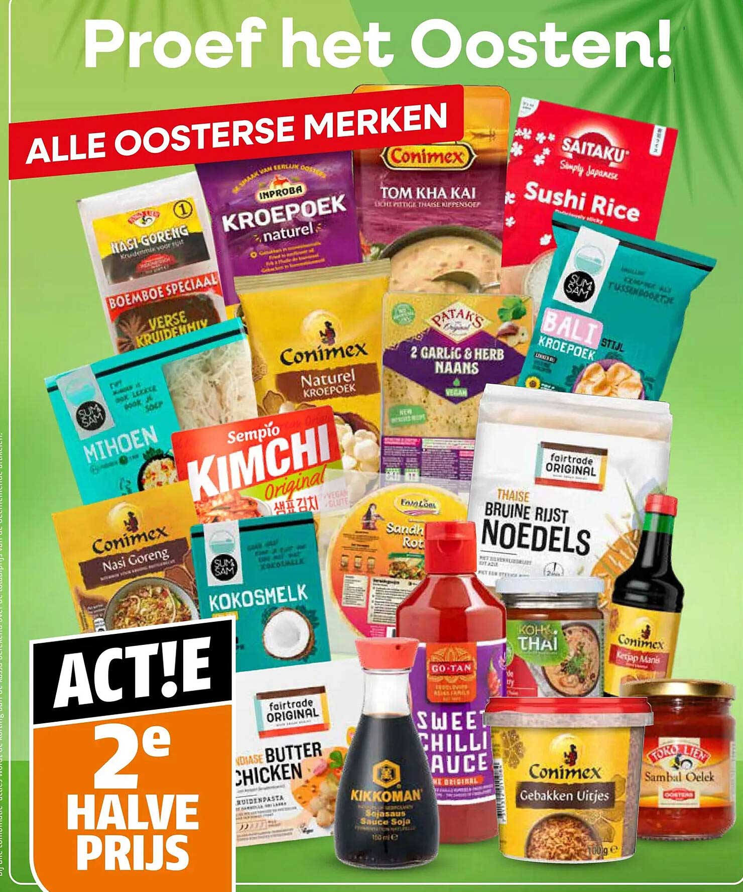 ALLE OOSTERSE MERKEN 2e halve prijs