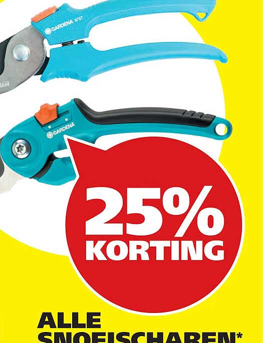 ALLE SNOEISSCHAREN* 25% KORTING