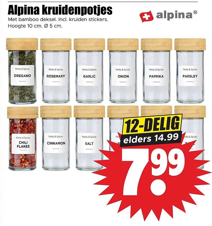 Alpina kruidenpotjes