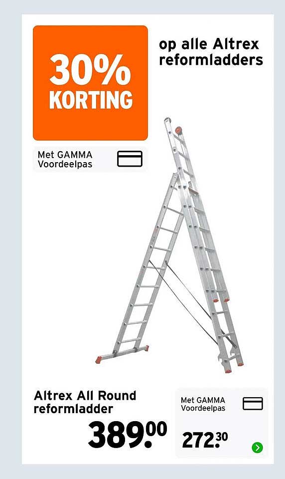 Altrex All Round reformladder 30% KORTING