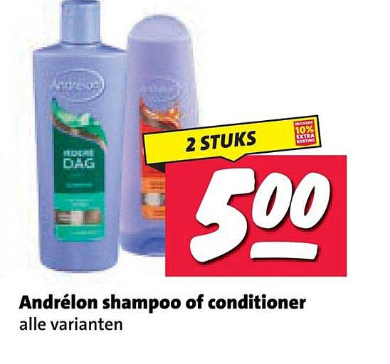Andrélon shampoo of conditioner alle varianten 2 STUKS