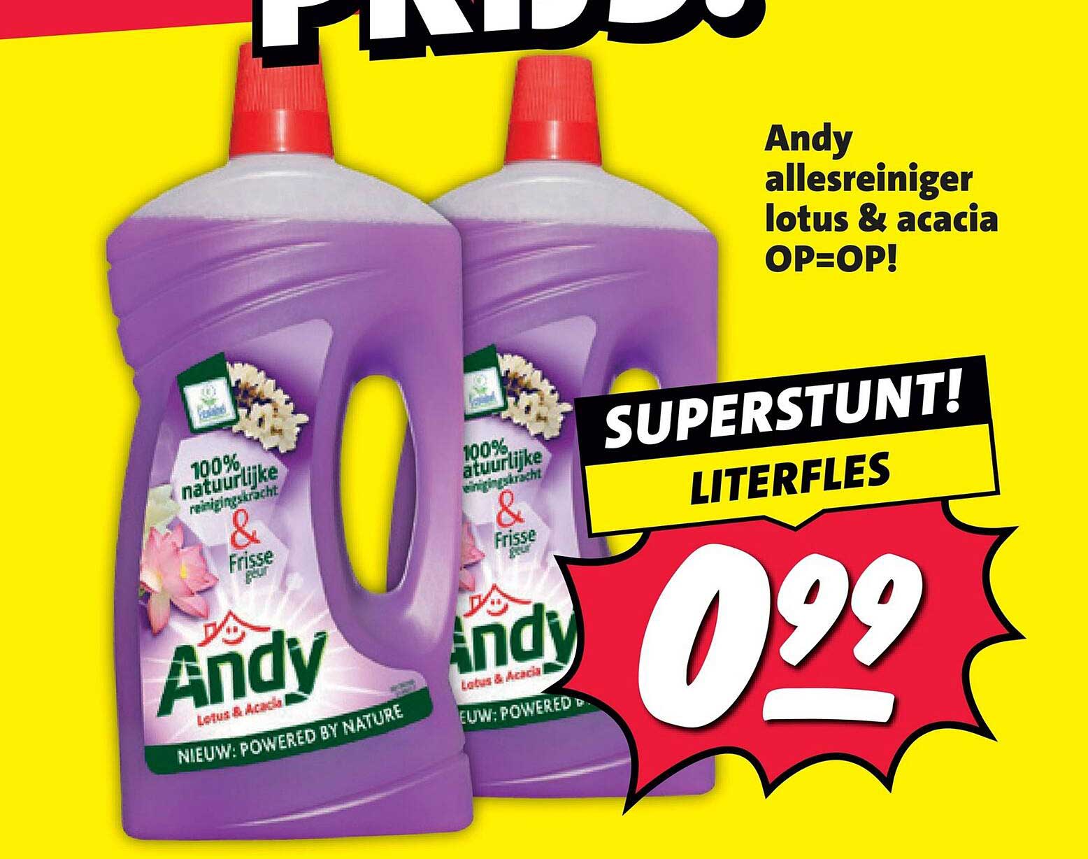 Andy allesreiniger lotus & acacia OP=OP! SUPERSTUNT! LITERFLES