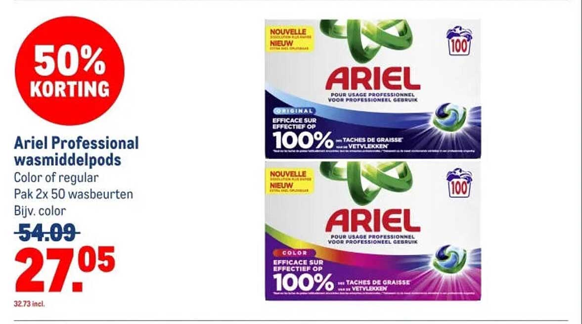 Ariel Professional wasmiddelpods