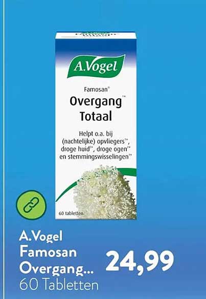 A.Vogel Famosan Overgang Totaal 60 Tabletten
