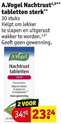 A.Vogel Nachtrust tabletten sterk