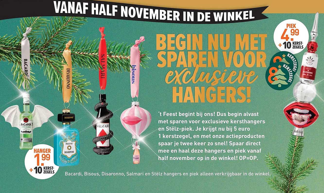BEGIN NU MET SPAREN VOOR exclusieve HANGERS!