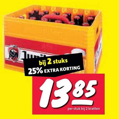 bij 2 stuks 25% EXTRA KORTING