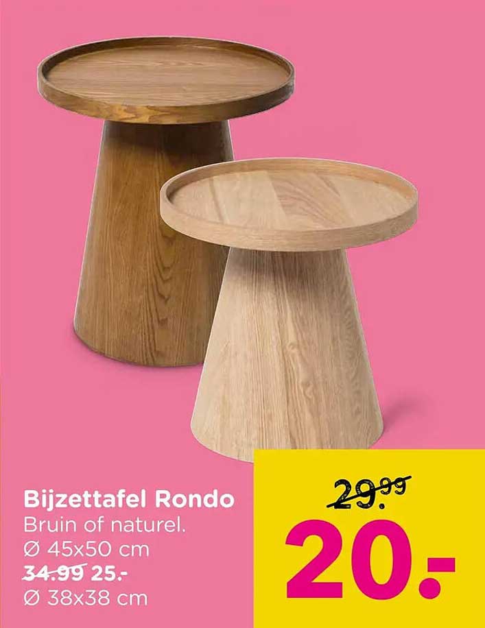 Bijzettafel Rondo