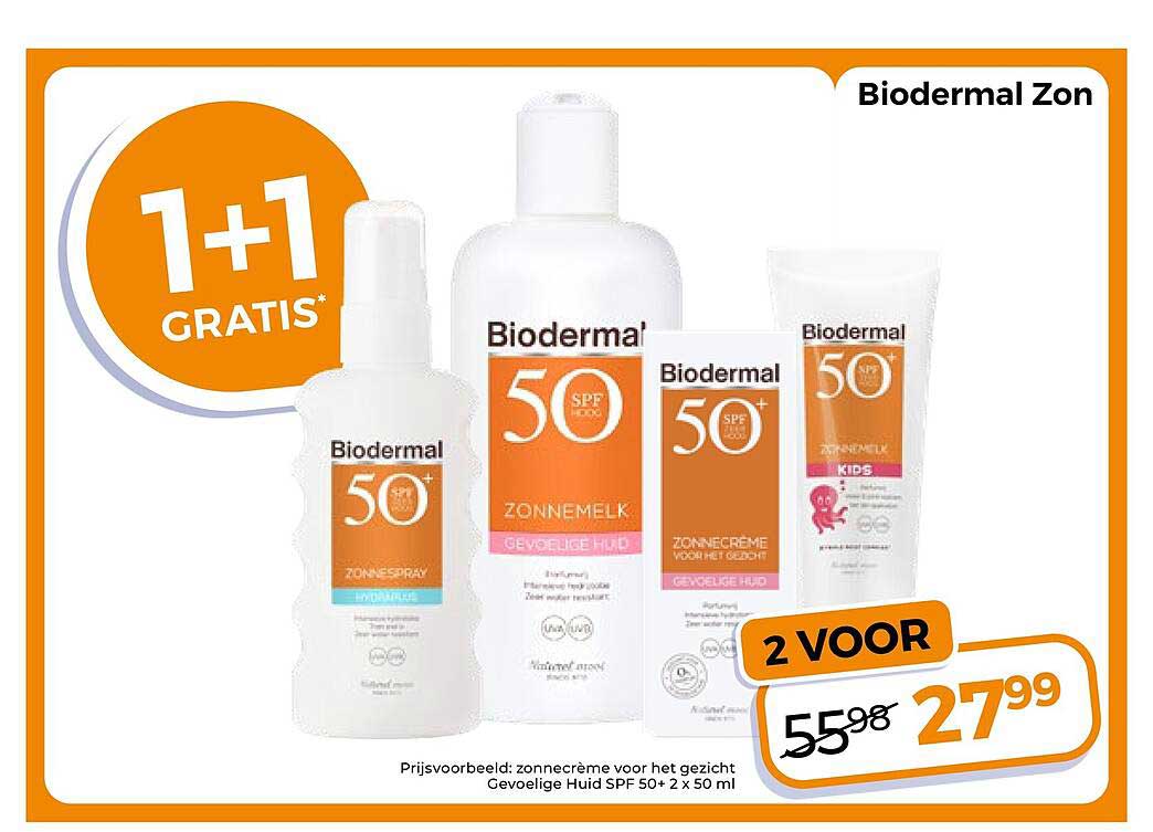 Biodermal Zon 1+1 GRATIS