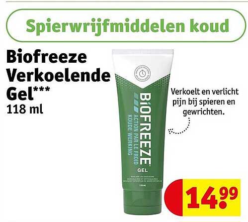 Biofreeze Verkoelende Gel*** 118 ml