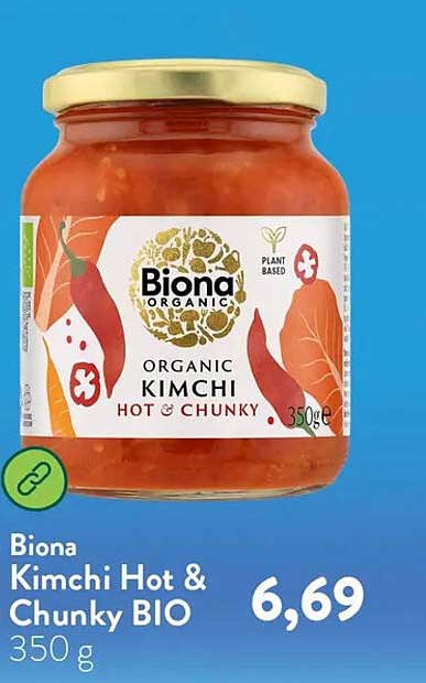 Biona Kimchi Hot & Chunky BIO 350 g