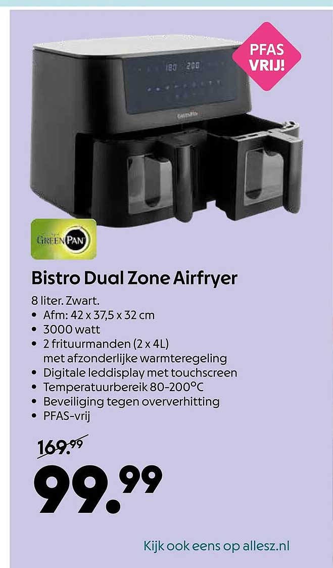 Bistro Dual Zone Airfryer