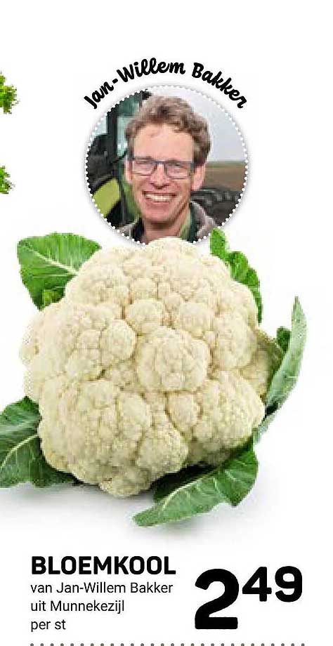 BLOEMKOOL van Jan-Willem Bakker uit Munnekebijl per st