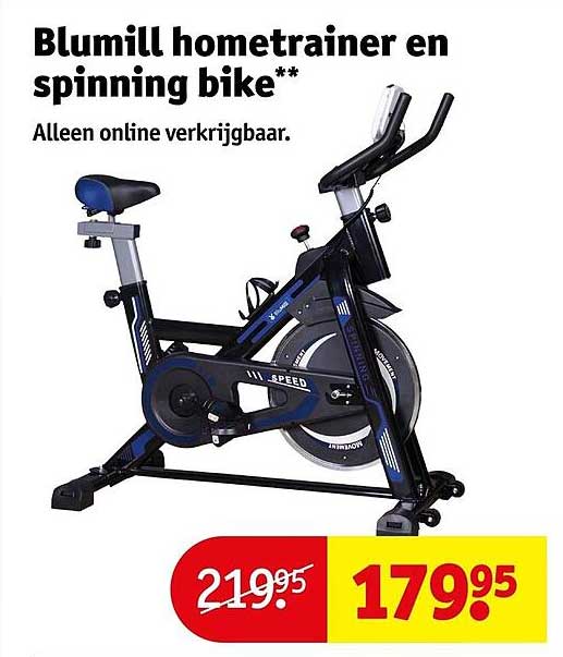 Blumill hometrainer en spinning bike**