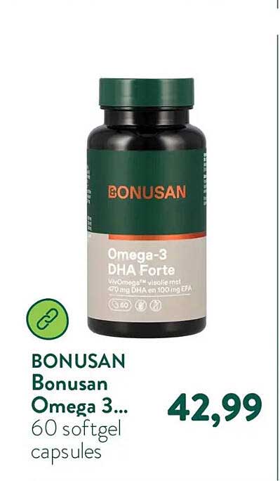 BONUSAN Bonusan Omega 3... 60 softgel capsules