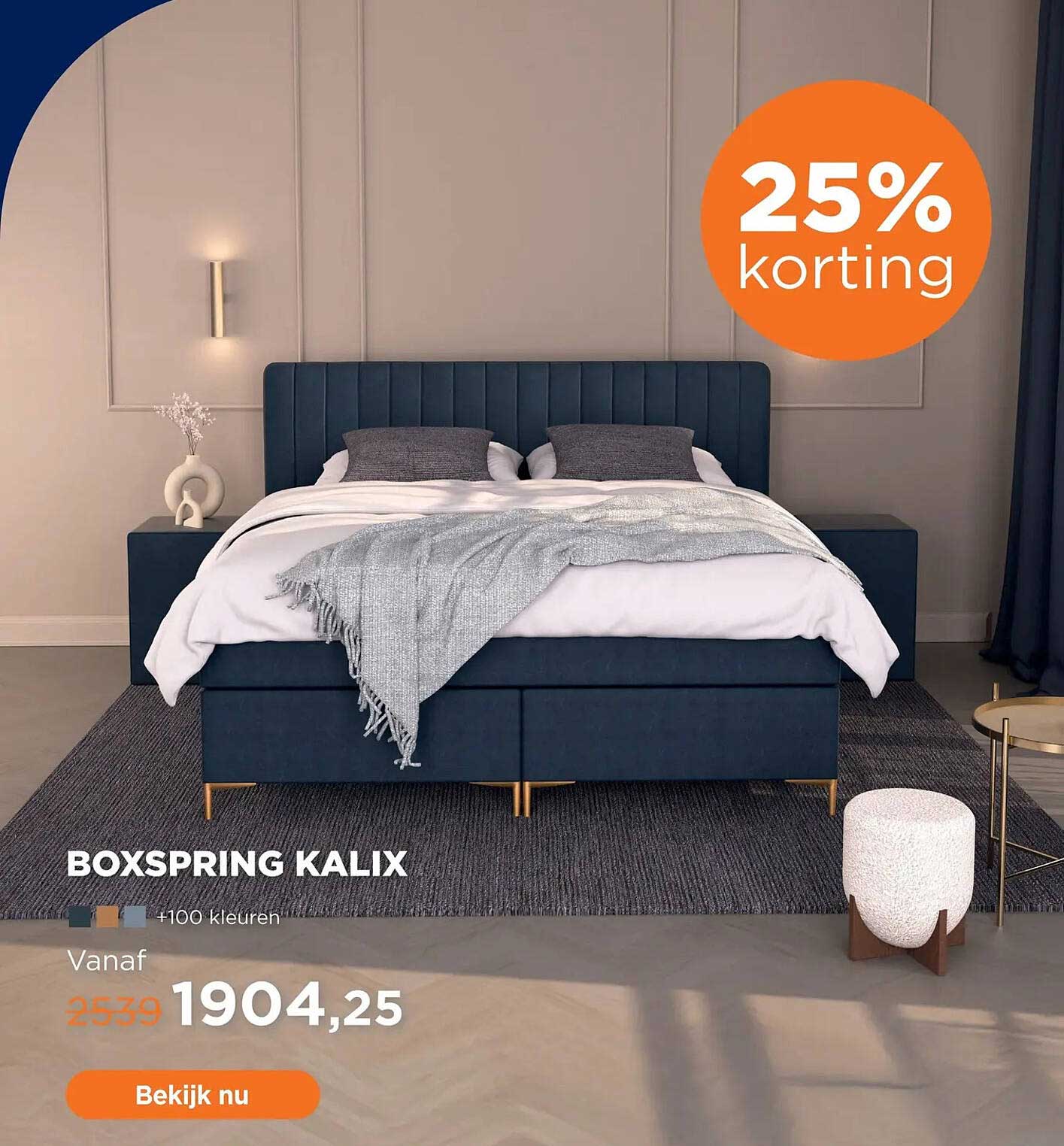 BOXSPRING KALIX 25% korting