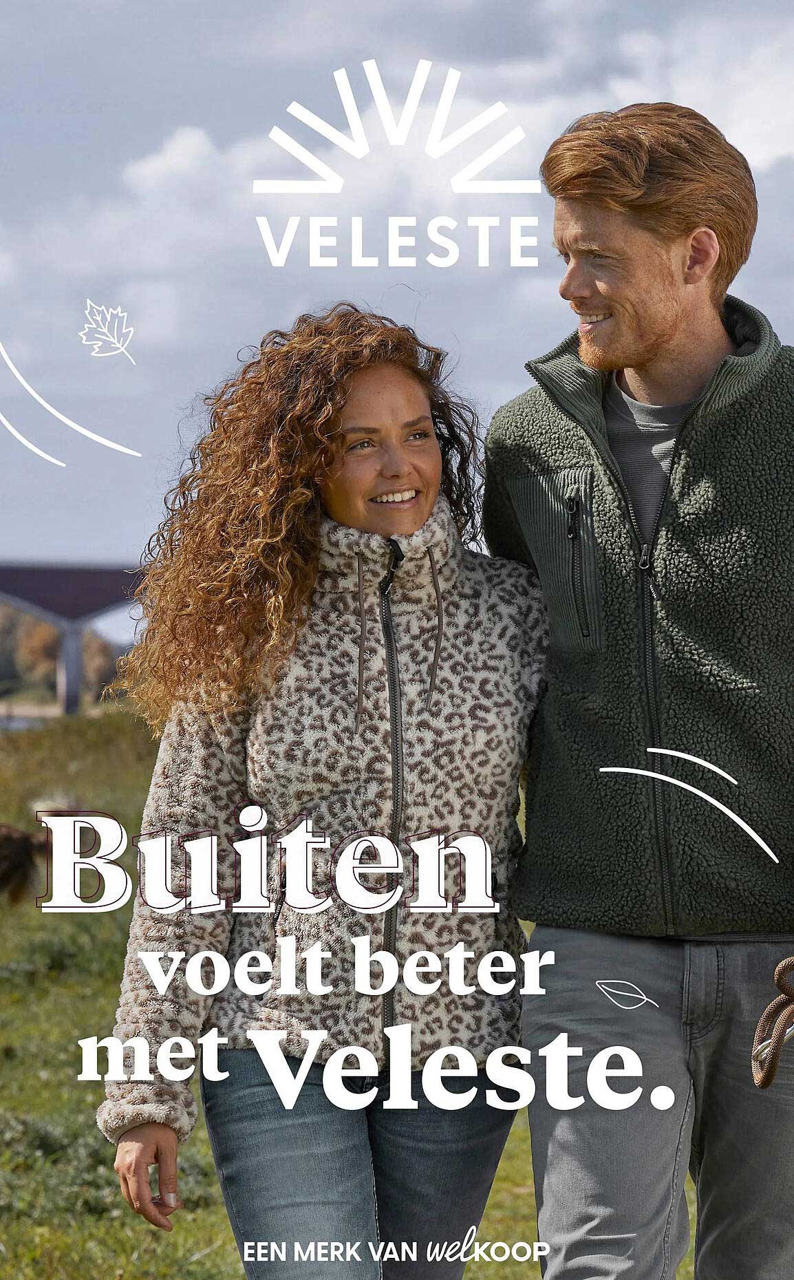 Buiten voelt beter met Veleste.