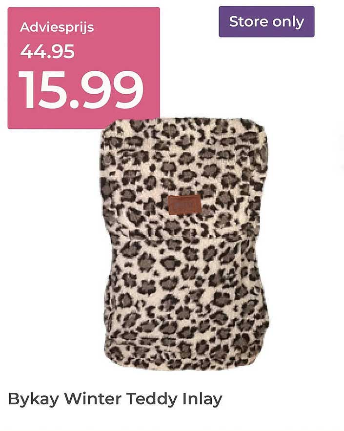 Bykay Winter Teddy Inlay