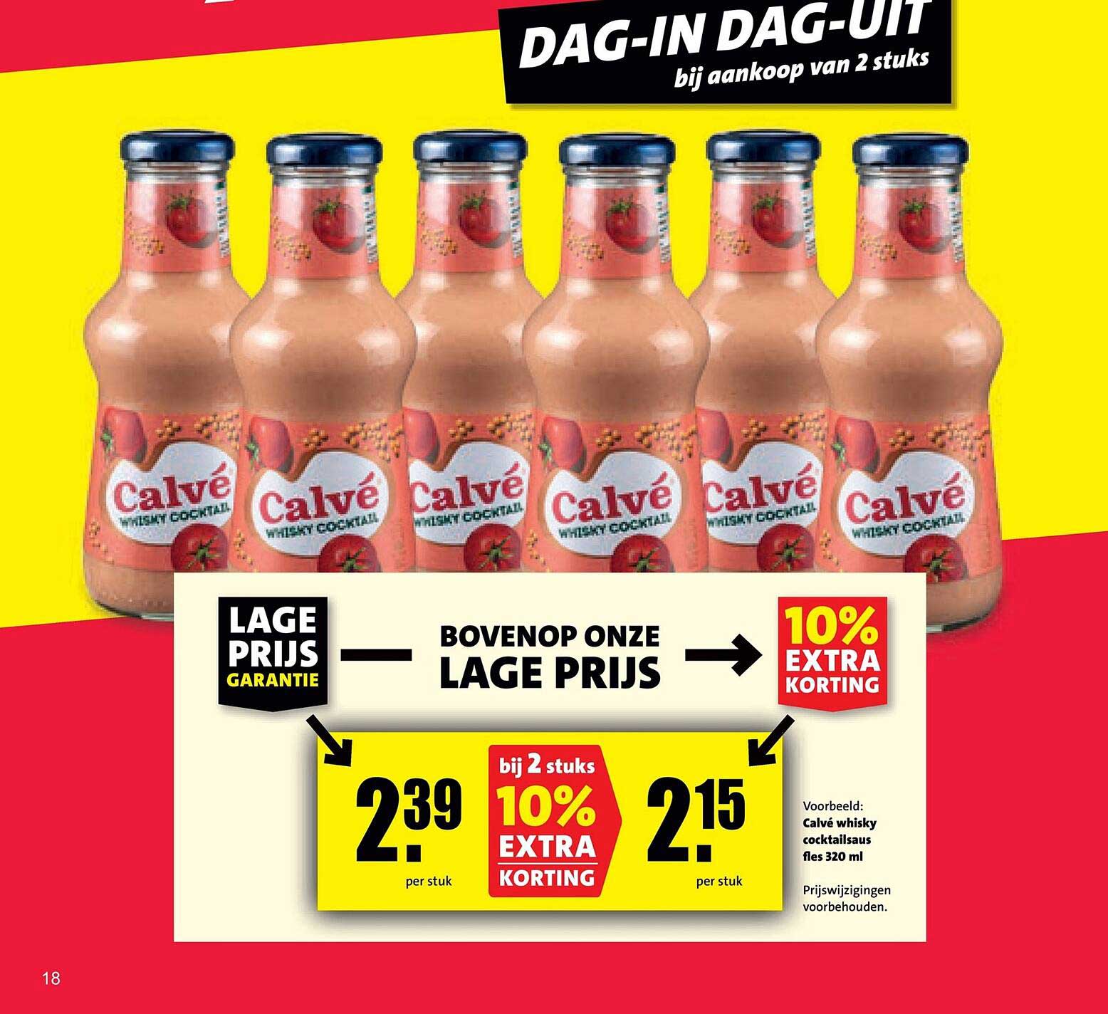 Calvé whisky cocktailsaus 320 ml - bij 2 stuks 10% extra korting