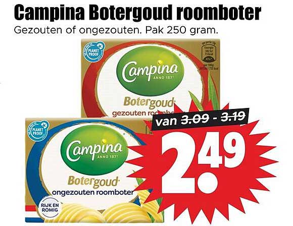 Campina Botergoud roomboter