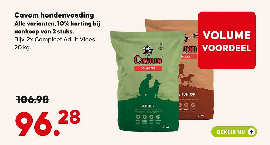 Cavom hondenvoeding