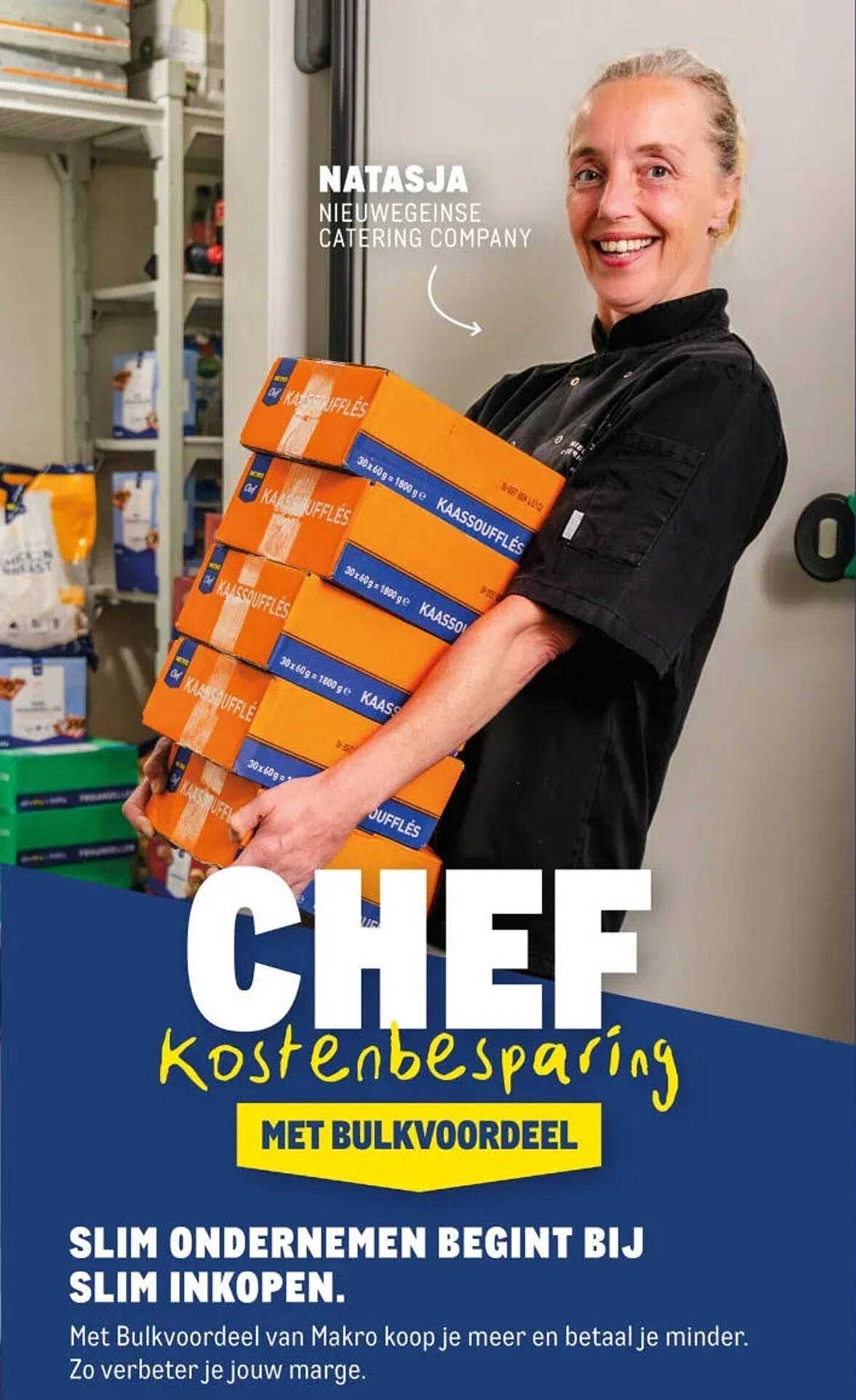 Chef kostenbesparing met bulkvoordeel