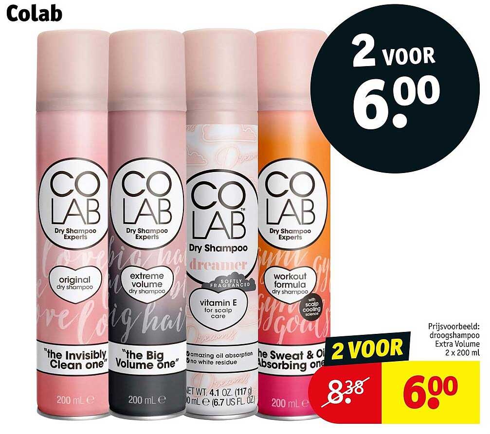 Colab Dry Shampoo Experts 2 VOOR 6.00