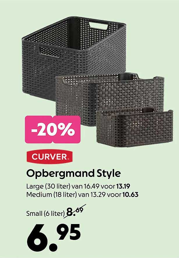 CURVER Opbergmand Style -20%