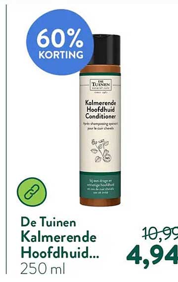 De Tuinen Kalmerende Hoofdhuid... 60% KORTING
