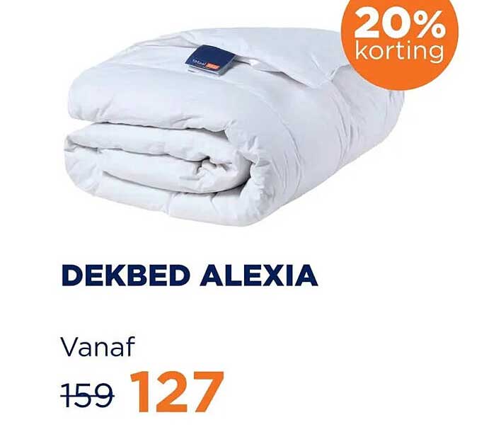 DEKBED ALEXIA 20% korting