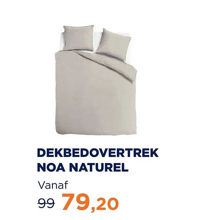 DEKBEDOVERTREK NOA NATUREL