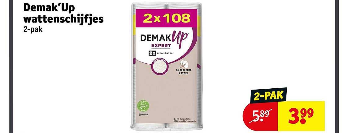 Demak'Up wattenschijfjes 2-pak