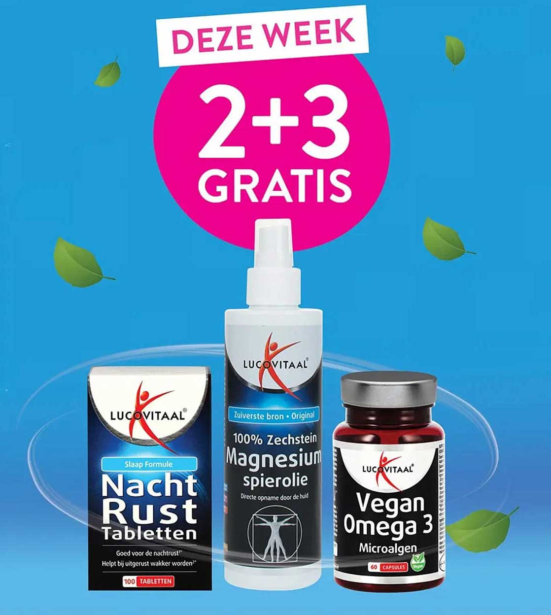 Deze week 2+3 gratis