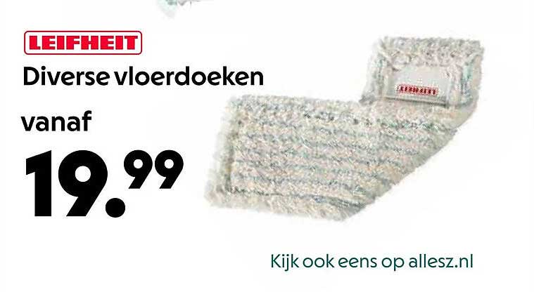 Diverse vloerdoeken vanaf