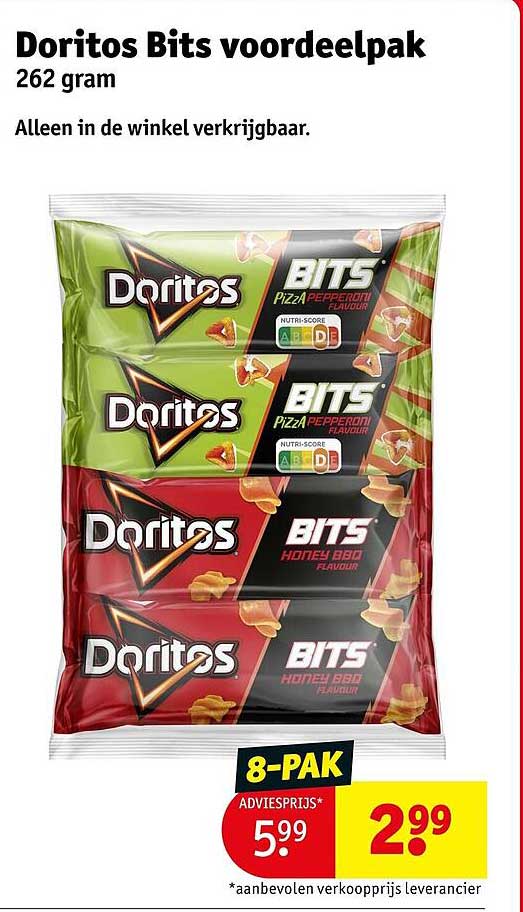 Doritos Bits voordeelpak 262 gram 8-PAK