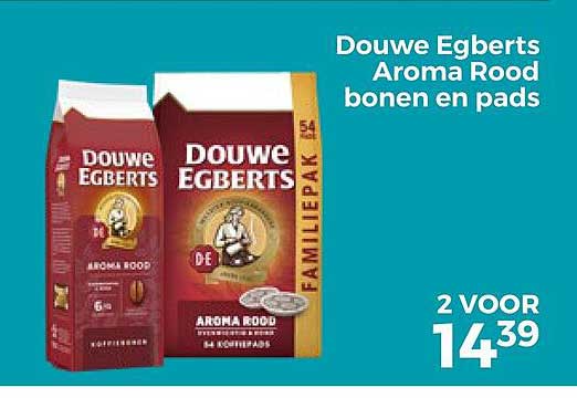 Douwe Egberts Aroma Rood bonen en pads