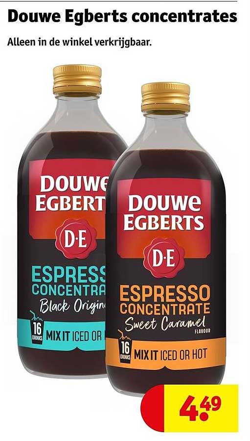 Douwe Egberts concentrates