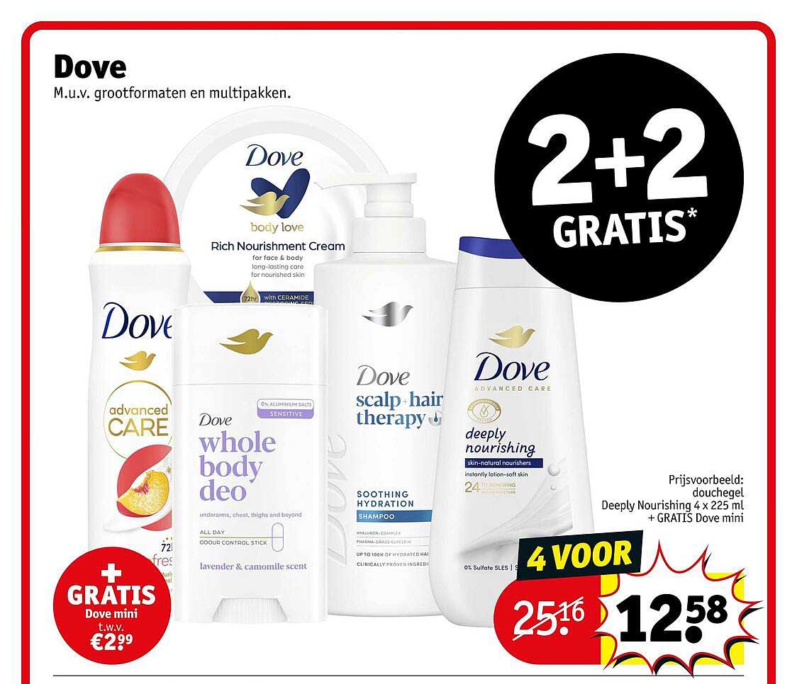 Dove 2+2 gratis