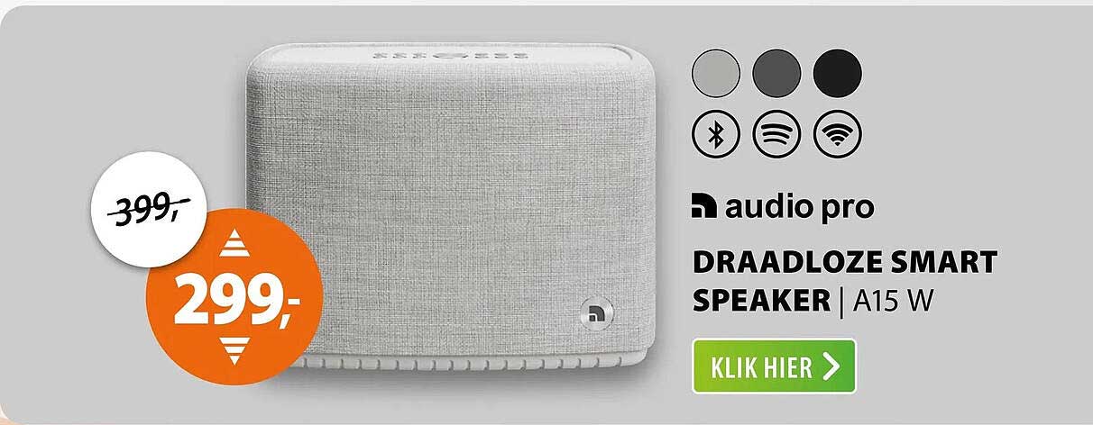 DRAADLOZE SMART SPEAKER | A15 W
