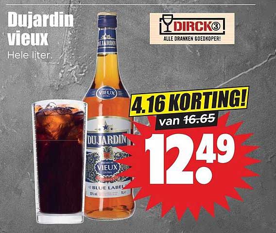 Dujardin vieux Hele liter. 4.16 KORTING!