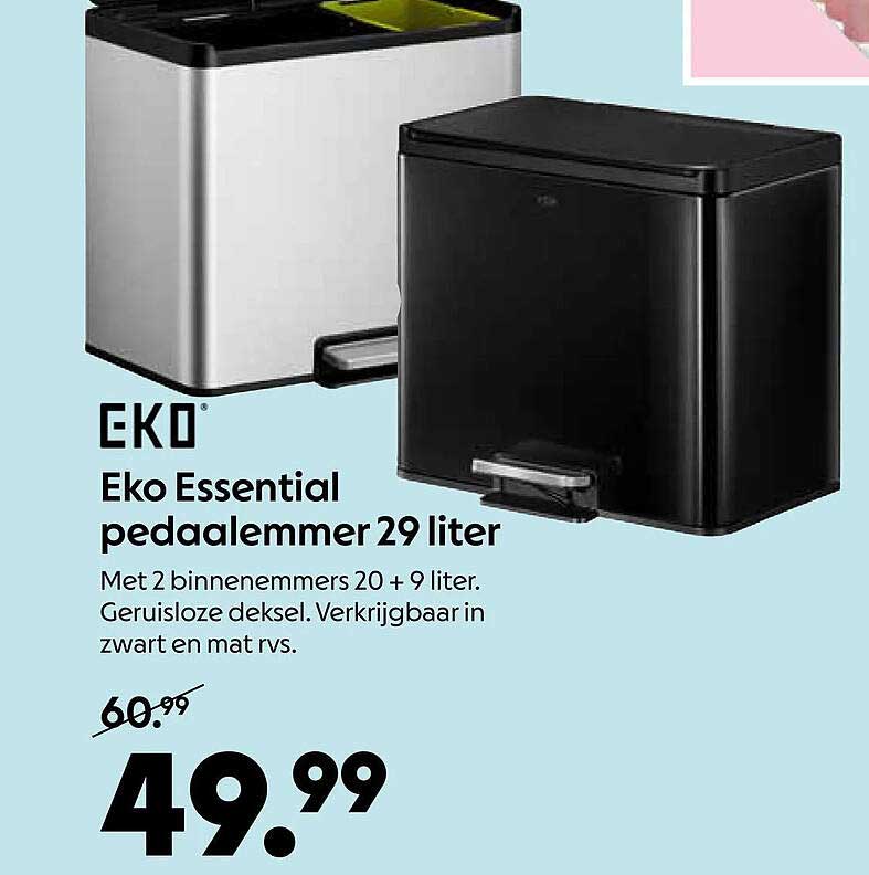Eko Essential pedaalemmer 29 liter