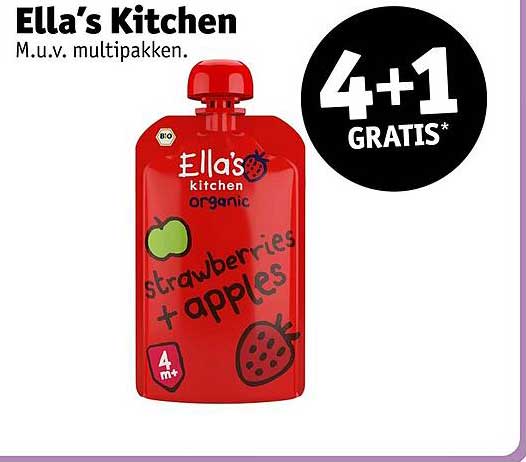 Ella's Kitchen M.u.v. multipakken. 4+1 GRATIS*
