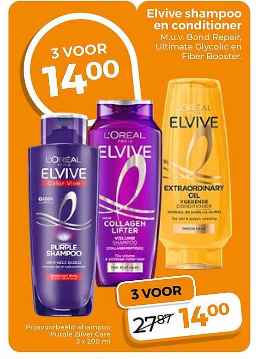 Elvive shampoo en conditioner
