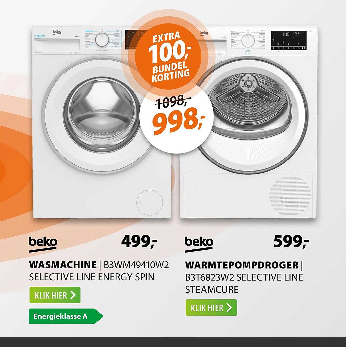 EXTRA 100,- BUNDEL KORTING