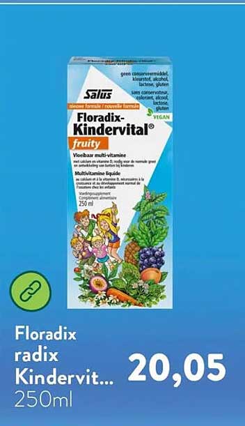 Floradix Kindervital fruity 250ml