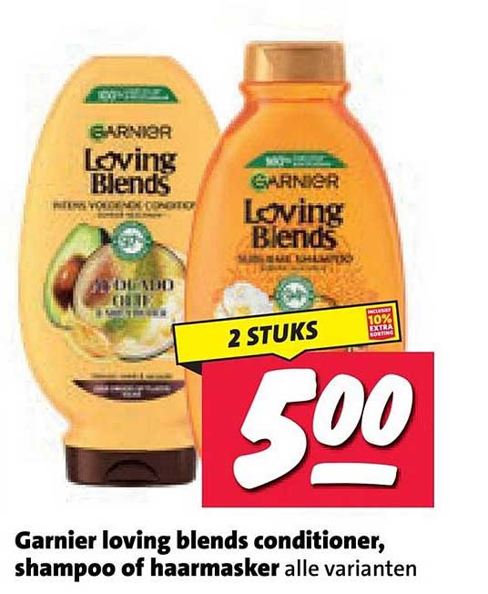 Garnier loving blends conditioner, shampoo of haarmasker alle varianten 2 STUKS