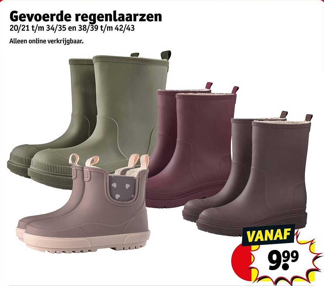 Gevoerde regenlaarzen