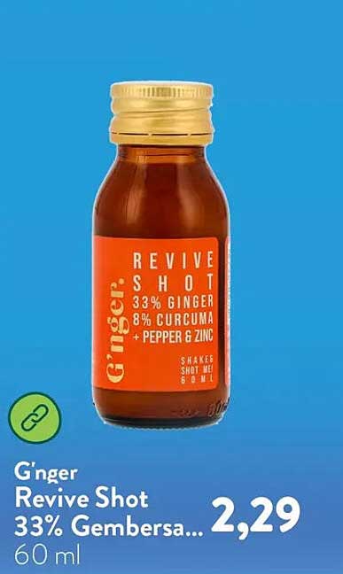 G'nger Revive Shot 33% Gembersa...